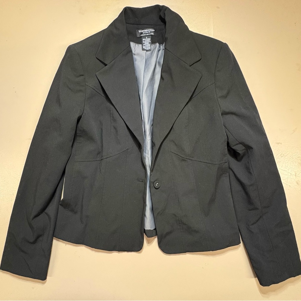 Worthington Works Classic Black Blazer
